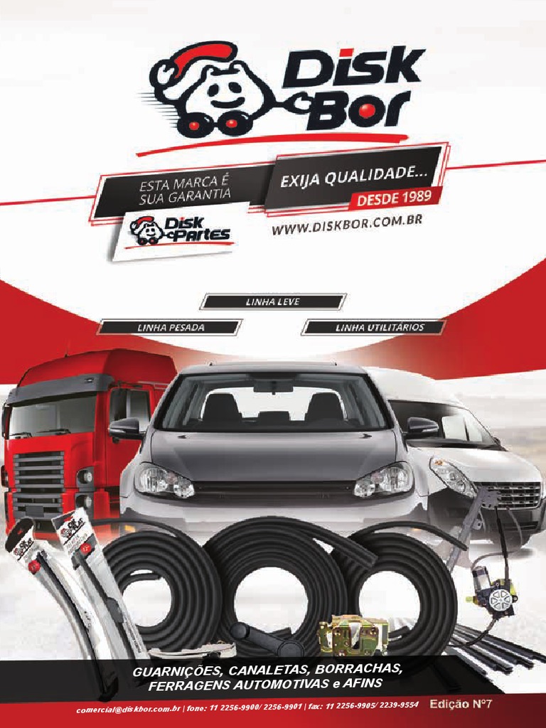 Diskbor Guarnicoes | PDF | Veículos de tração frontal
