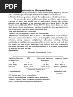 Semiconductor Microwave Devices Stu