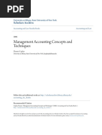 Management Accounting Concepts and Techniques: Scholars Archive