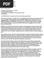 Norhaus, The Two-Degree Delusion