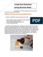 Microscale Gas Chemistry: Preparing Bromine Water