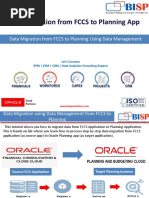 Oracle FCCS to Planning Data Migration