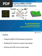 Designing MIMO-OFDM Wireless Communication Systems: Dr. Amod Anandkumar