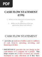 Cash Flow Statement (CFS)