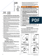 Warning: Crosby Swivel Hoist Ring Warning and Application Instructions