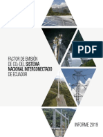 Factor de Emision de Co2 Del Sistema Nacional Interconectado de Ecuador - Informe 2019