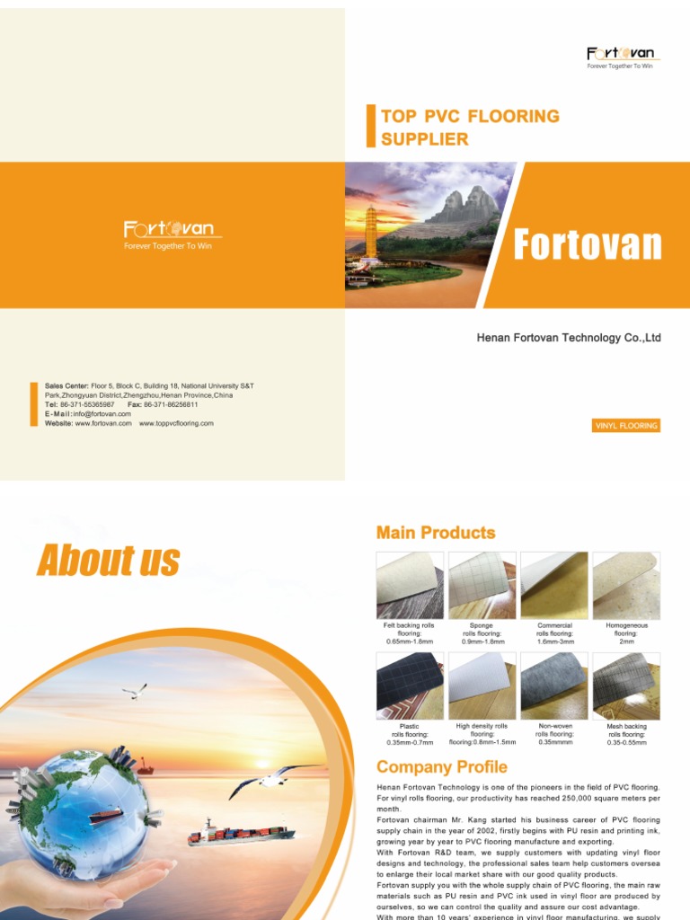 Catalog - PVC Vinyl Rolls Flooring | PDF