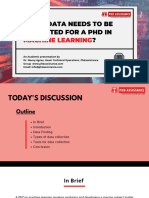 What Data Needs To Be Collected For A PHD in Machine Learning ? - Phdassistance