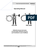 PGS700 1000 Operating Manual