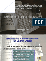 Tema 1 Sistema de Flexão Nominal Da Língua Latina