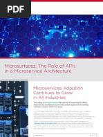 Microsurfaces: The Role of Apis in A Microservice Architecture