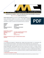 Contrato de Compra Venta Por World Mining Companymercurio Rojo-Brazil
