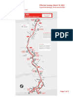 Friendship Heights-Southeast Line: Effective Sunday, March 14, 2021