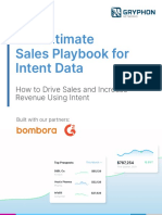 The Ultimate Sales Playbook For Intent Data: How To Drive Sales and Increase Revenue Using Intent