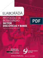 Guia Protocolo Discoteca y Bares