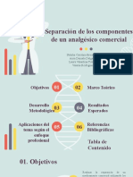 Separación de Los Componentes de Un Análgesico Comercial