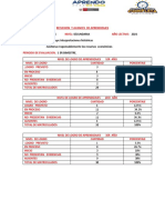 Avances de Aprendizajes 1 Bimestre CC - SS