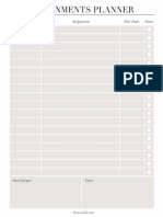 8va Avenida Productivity Organization Assignments Planner Freebie