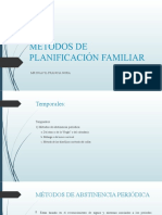Métodos de planificación familiar temporales