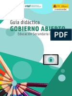 Guía Didáctica: Gobierno Abierto