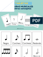 Figuras Musicales y Conceptos Flashcards 