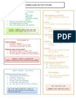 Future Tenses Mind Map Classroom Posters Grammar Guides Oneonone Activiti 57284