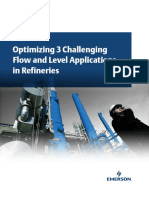 Optimising 3 Challenging Flow and Level Application in Refineries