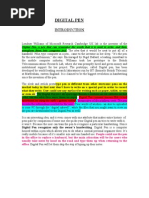 Download DIGITAL PEN TECHNOLOGY by Sumanta Das SN50825637 doc pdf