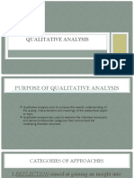 Qualitative Analysis