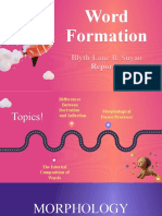 Word Formation-Blyth Lane Suyao