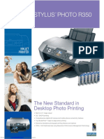 Stylus Photo R350: The New Standard in Desktop Photo Printing