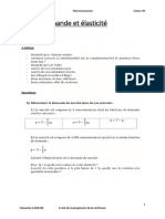 Fiche TD03 Demande Et Ã© Lasticitã©