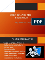 Cyber Bullying and Prevention