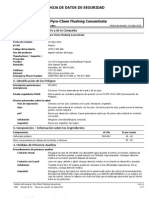 MSDS US Mexican Spanish PYRO-CHEM FLUSHING CONCENTRATE