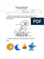 Prueba Primero 2da Parte Unidad 2