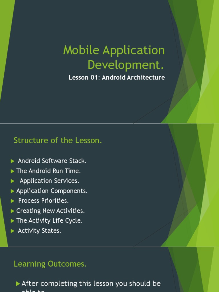 Android App Development Basics | PDF | Android (Operating System ...