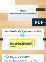 Auditoría comunicación 40c