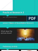Lesson 1 - Basics of Quantitative Research (PR2)