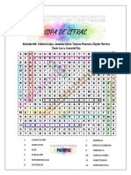 Sopa de Letras de Sociologia.