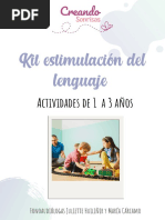 Cuaderno de Estimulación Temprana para Niños de 1 A 3 Años | PDF