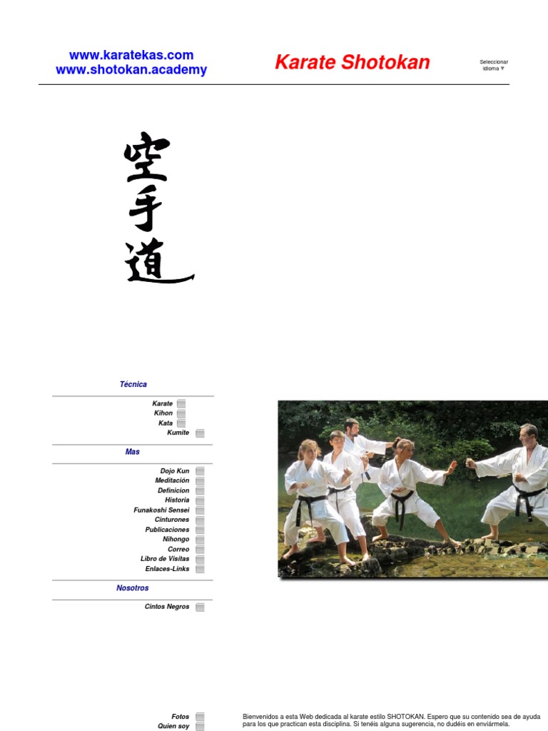 Karate Shotokan | PDF | Kárate | Shotokan