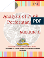 Analysis of Pupil Performance: Accounts