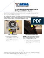 Oil Pump - Balance Shaft Module Assembly Installation For 2006-2018 Hyundai 2.0 & 2.4L Engines