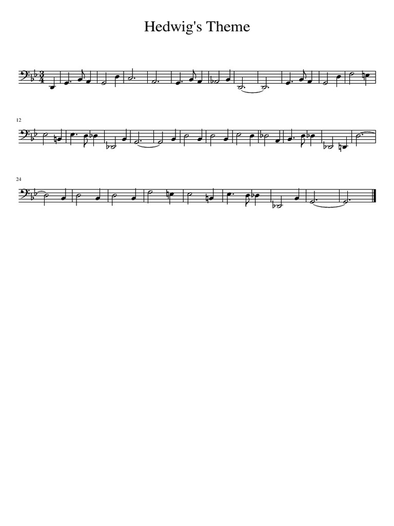 Hedwig's Theme | PDF