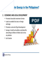 Why Renewable Energy in The Philippines?: 2. Economic and Local Development