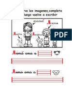 FICHA DIA 5 VIERNES 7 DE MAYO Leo Oraciones Con M