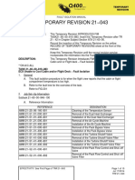 Temporary Revision 21 043: Filing Instructions