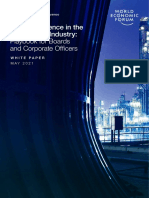 WEF Board Principles Playbook Oil and Gas 2021