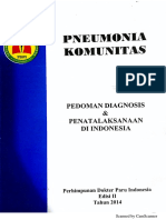Pedoman Diagnosis Dan Tatalaksana Pneumonia Komunitas - PDPI 2014