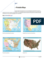 The National Atlas-Printable Maps